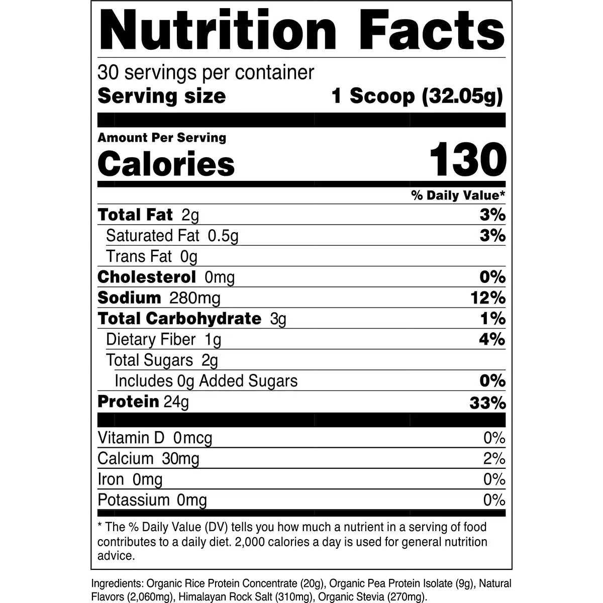 Organic Vegan Plant-Based Protein