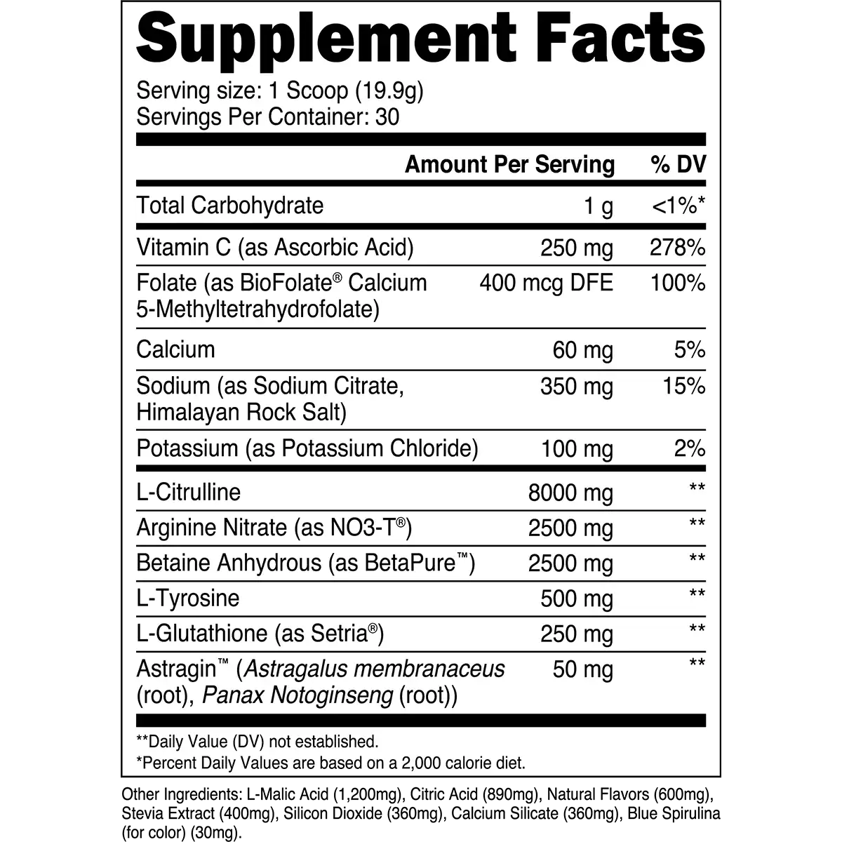 Pump Pre-Workout
