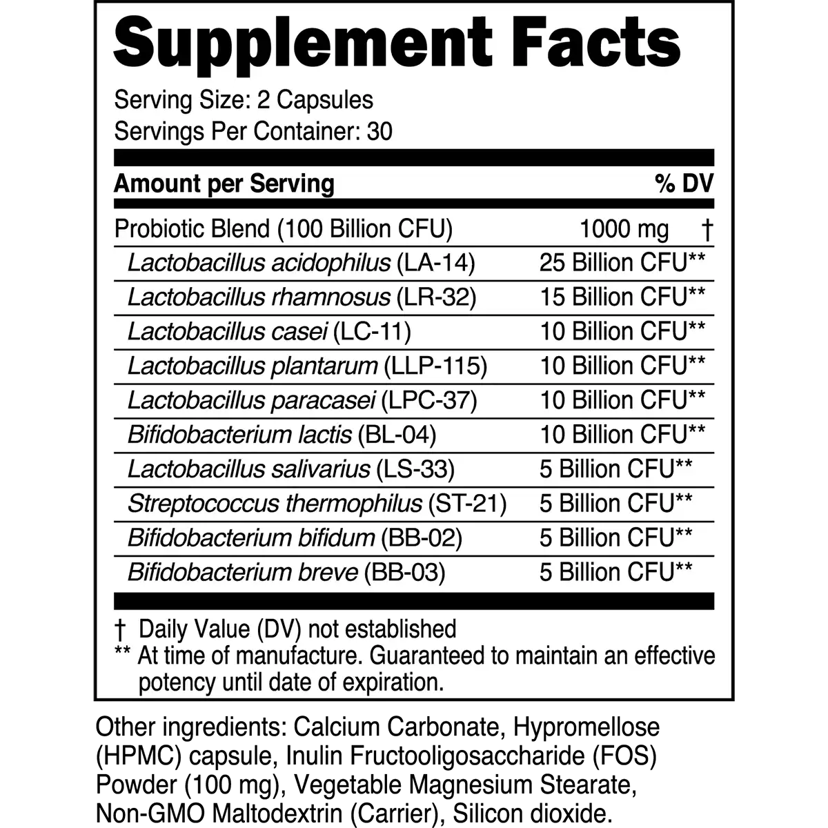 Probiotic Advanced Gut Health Formula