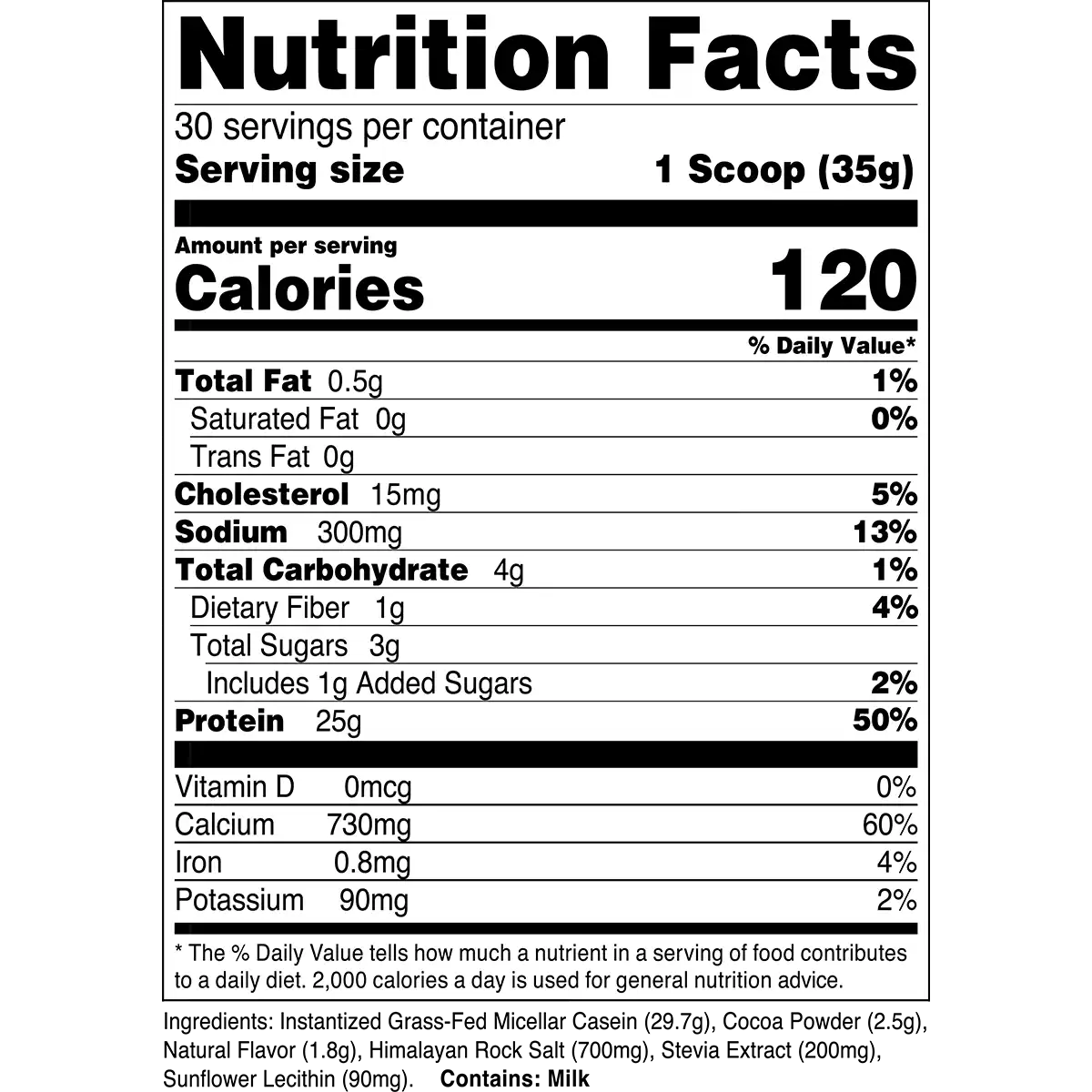Grass-Fed Casein Protein