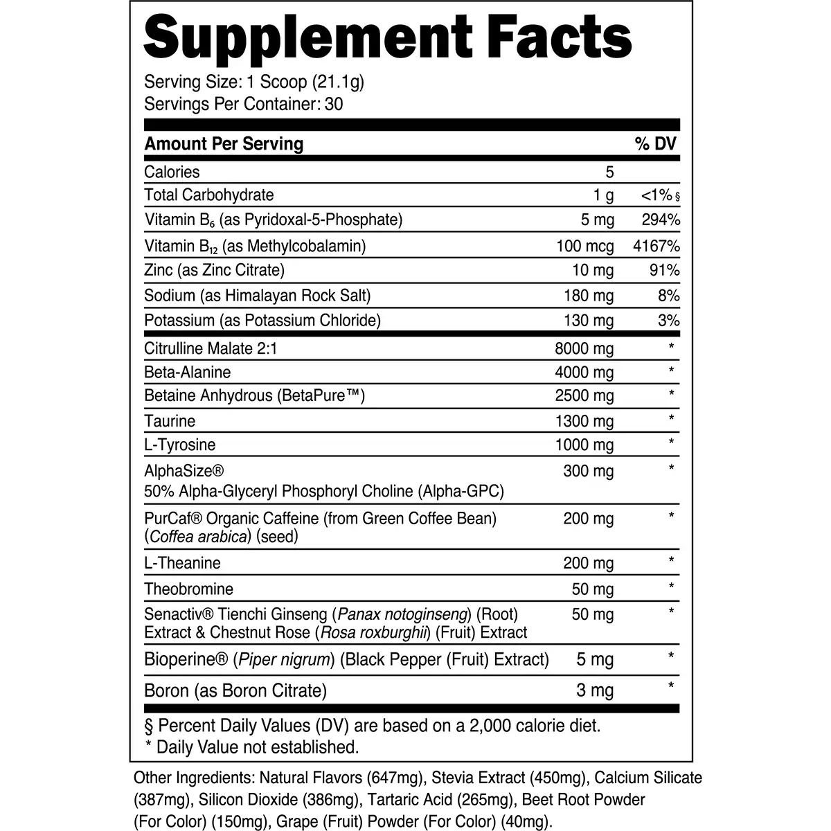 Bulk Pre-Workout