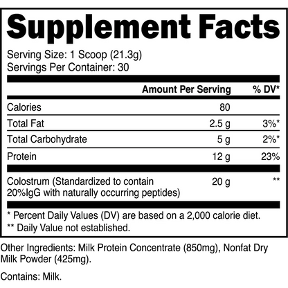 Grass-Fed Colostrum