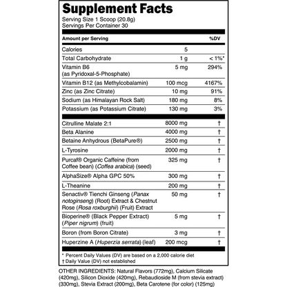 Bulk Black Pre-Workout