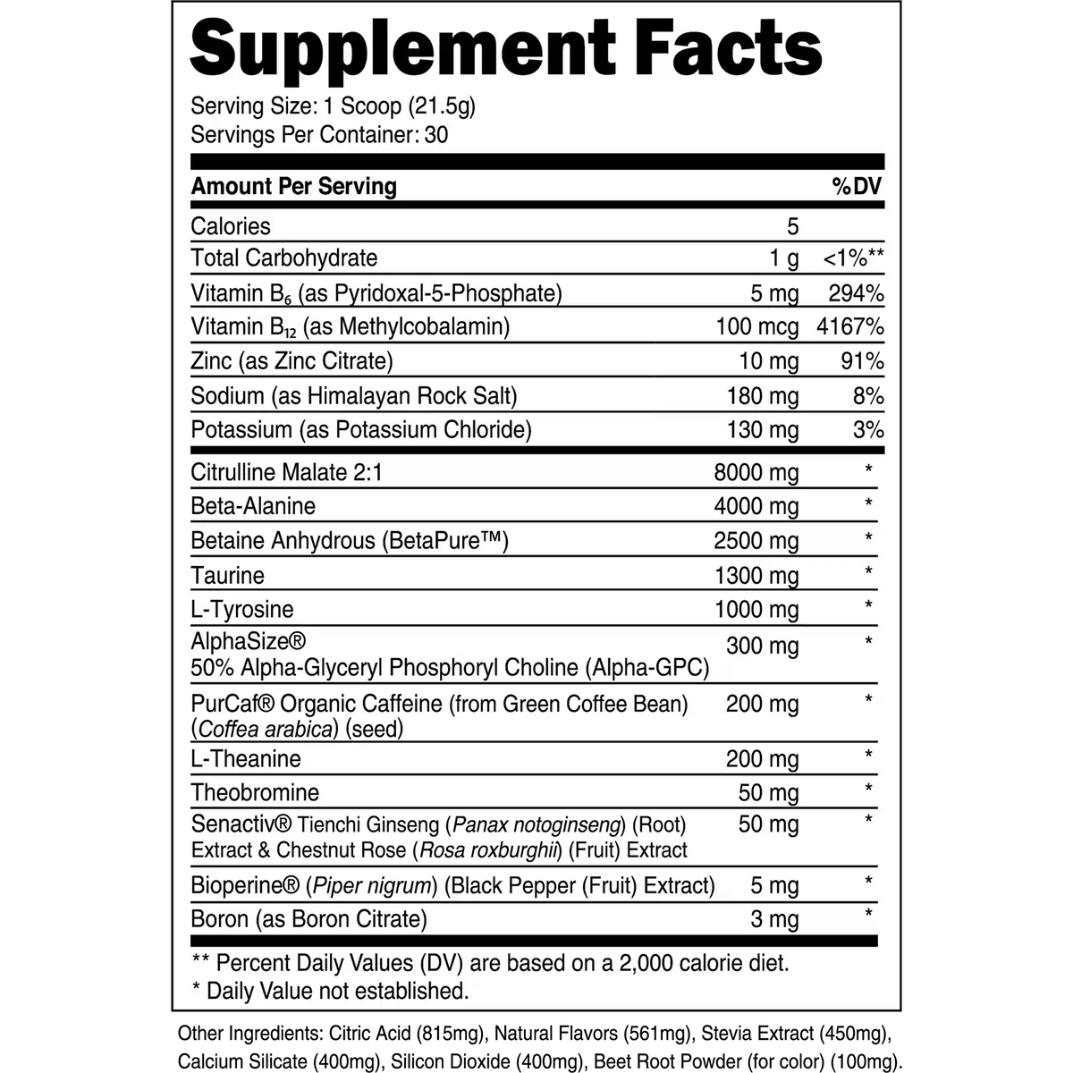 Bulk Pre-Workout