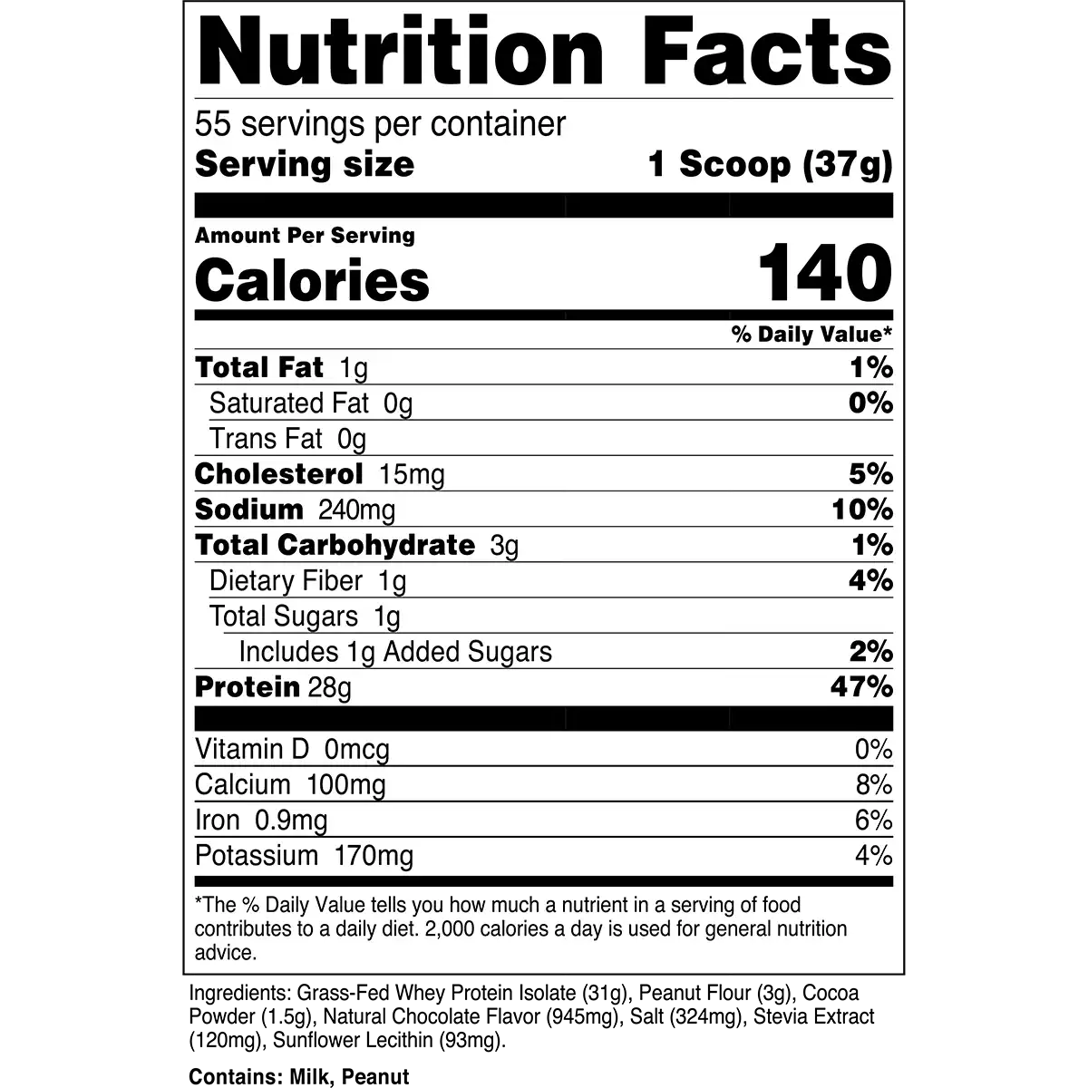 Grass-Fed Whey Protein Isolate