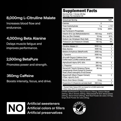 Bulk Black Pre-Workout