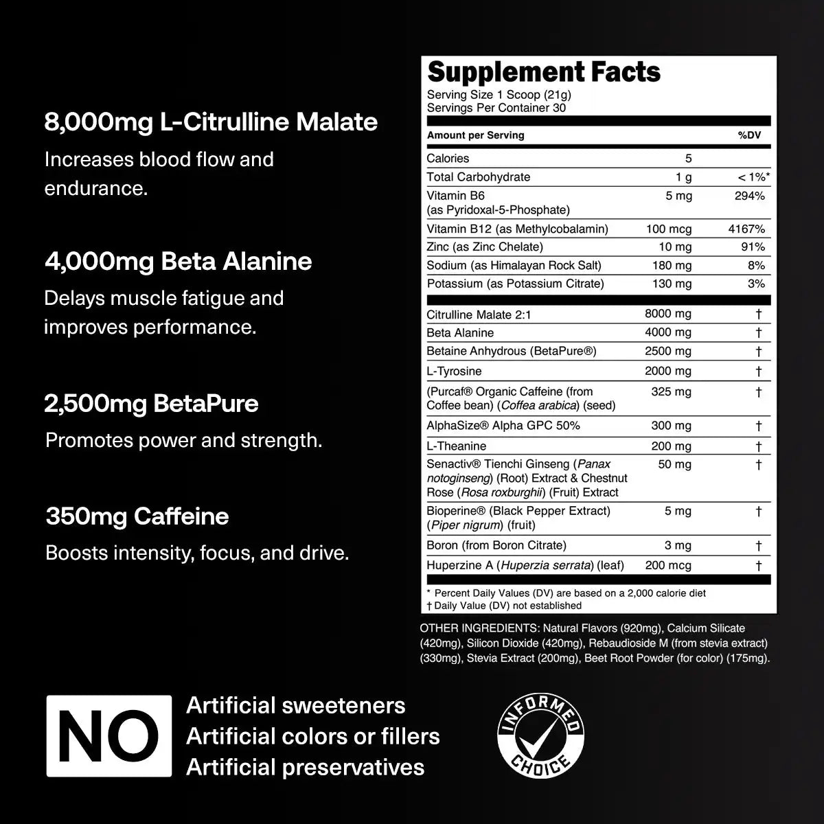 Bulk Black Pre-Workout