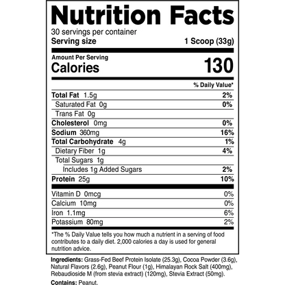 Grass-Fed Beef Protein Isolate
