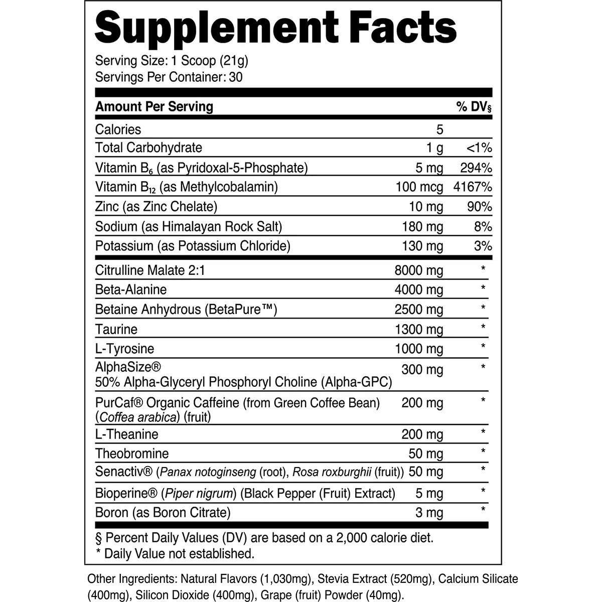 Bulk Pre-Workout