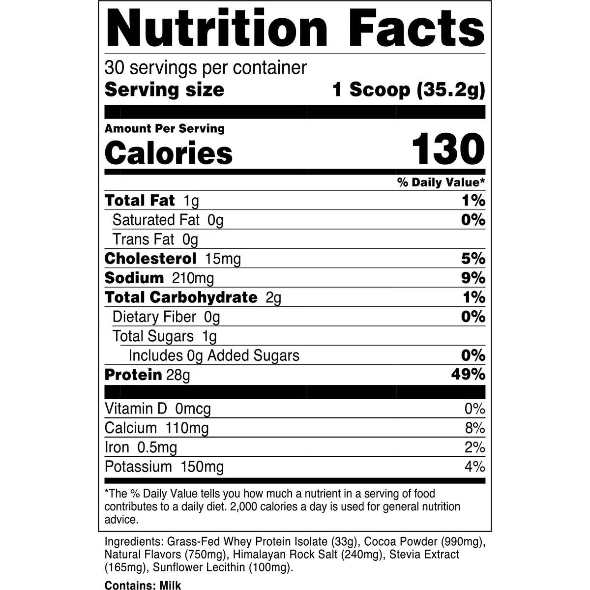 Grass-Fed Whey Protein Isolate