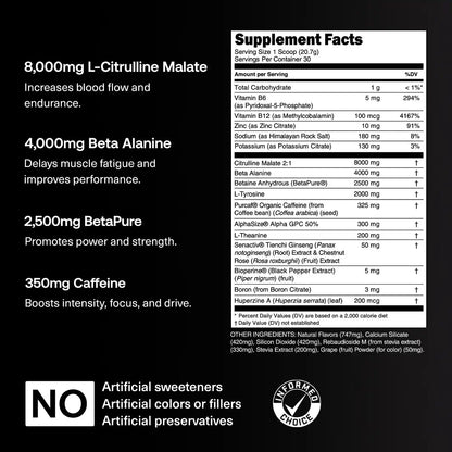 Bulk Black Pre-Workout