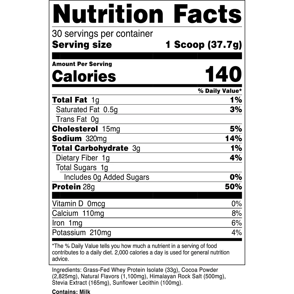 Grass-Fed Whey Protein Isolate