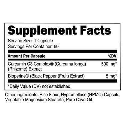 Turmeric Curcumin C3 Complex