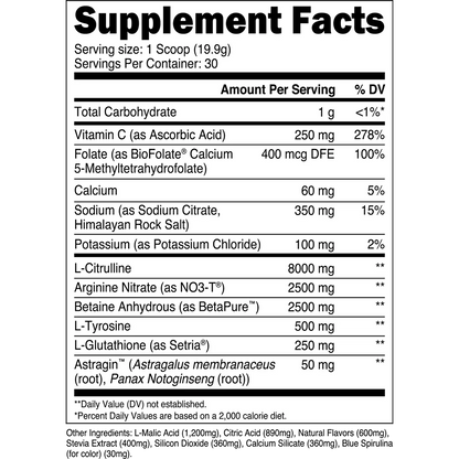 Pump Pre-Workout