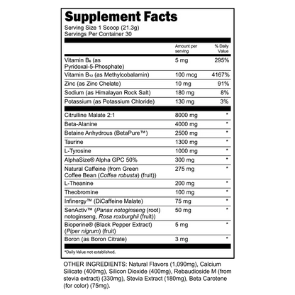 Bulk Black Pre-Workout