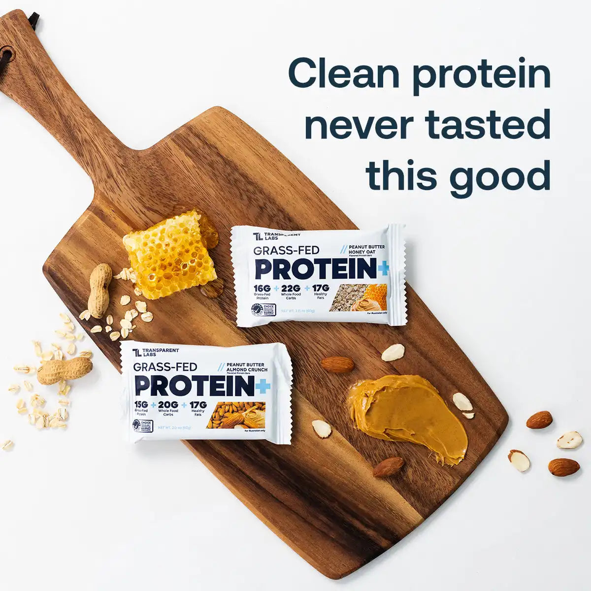 Grass-Fed Protein+ Bars