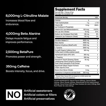 Bulk Black Pre-Workout