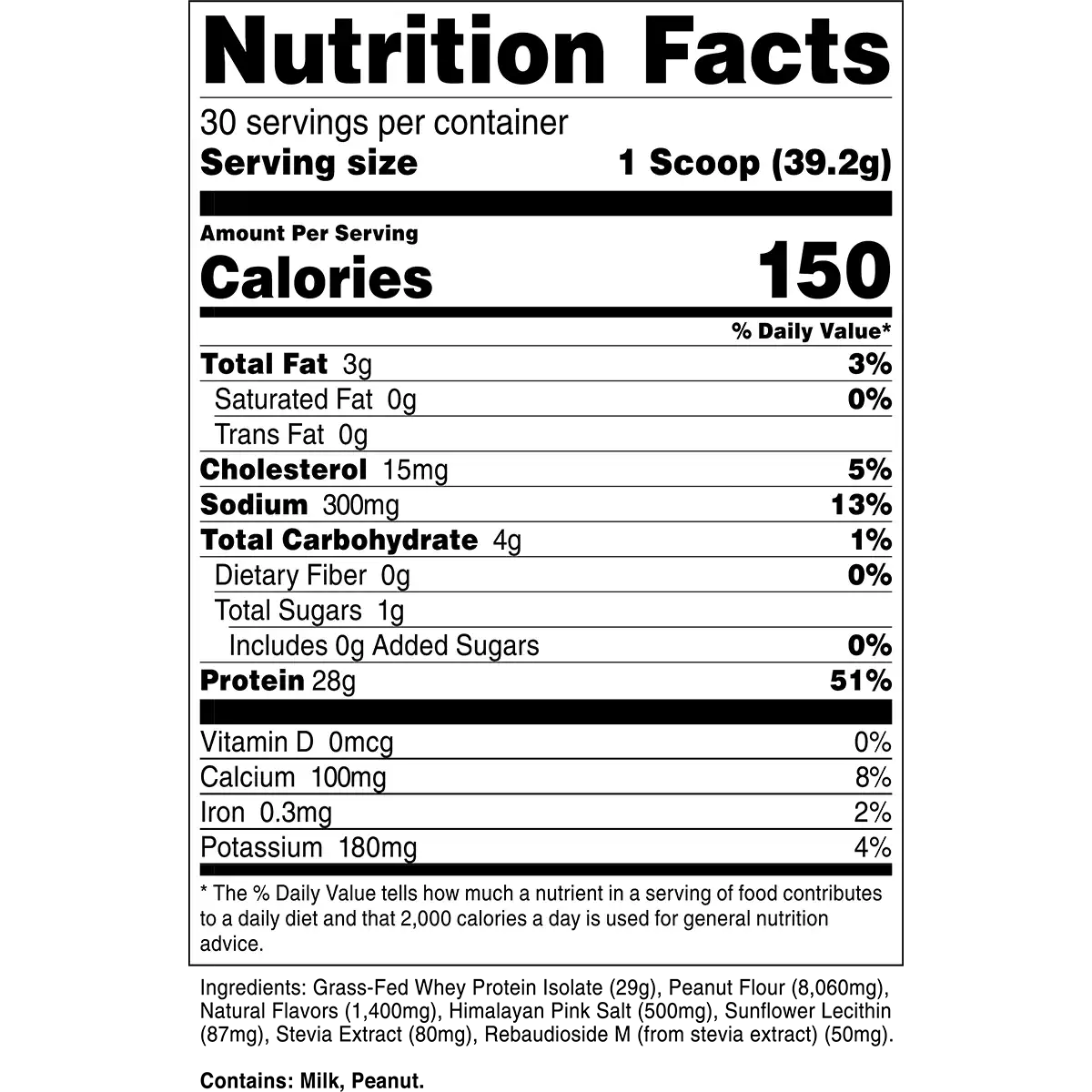 Grass-Fed Whey Protein Isolate