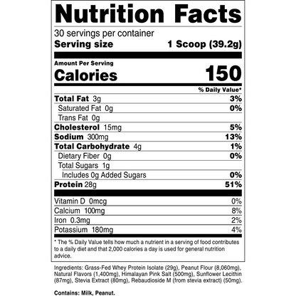 Grass-Fed Whey Protein Isolate