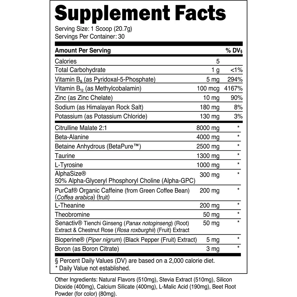 Bulk Pre-Workout