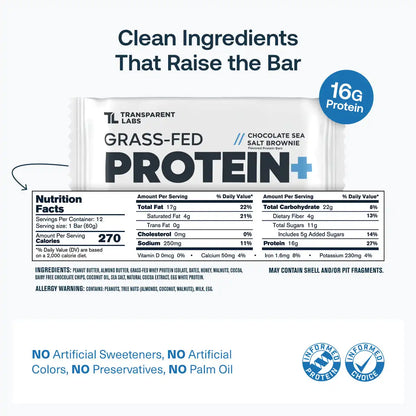 Grass-Fed Protein+ Bars