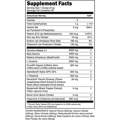 Bulk Black Pre-Workout